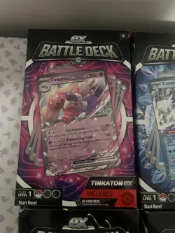 Pokemon TCG - Tinkaton & Chien-Pao EX Battle Deck Set Plus Location And Ampharo - Image 4