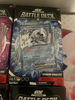 Pokemon TCG - Tinkaton & Chien-Pao EX Battle Deck Set Plus Location And Ampharo - Image 5