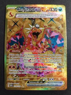 Pokemon Cards Charizard ex 228/197 Sv03: Obsidian Flames Holo Pack Fresh - Image 1