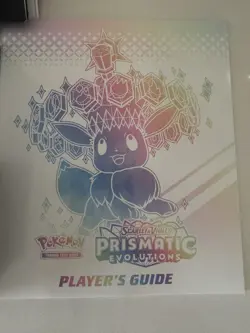 Pokemon Prismatic Evolutions Opened ETB + Contents & Binder Bundle No Packs Inc - Image 5