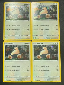 x4- Snorlax 140/202 Cosmos Holo Sword & Shield Promo Pokemon NM - Image 1