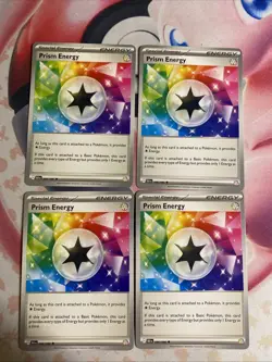 4x Prism Energy 086/086 x4 - Black Bolt - Pokemon Playset NM - Image 1