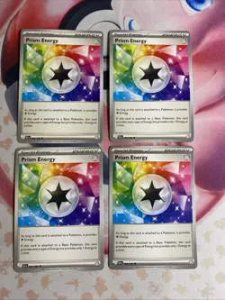 4x Prism Energy 086/086 x4 - Black Bolt - Pokemon Playset NM - Image 1