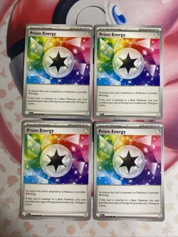 4x Prism Energy 086/086 x4 - Black Bolt - Pokemon Playset NM - Image 1