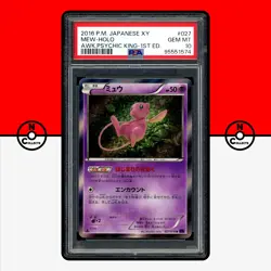 Pokemon PSA 10 Mew Holo 027/078 1st Ed XY10 Awakening Psychic King Japanese - Image 1