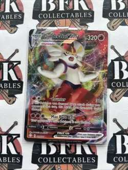Pokemon Cinderace VMAX 019/072 Shining Fates Ultra Rare Holo Full Art 2021 - Image 1