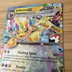 2025 Pokemon Stamped Prize Pack Series 7 Jolteon EX #030 Near Mint Holo - Image 2