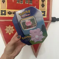 POKEMON GO TIN BLISSEY TIN PROMO GO BOOSTER PACKS POKEMON CARDS NEW & SEALED #1 - Image 1