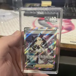 2020 Pokemon Japanese Shiny Star V Marnie Full Art 198 TAG 10 Gem Mint - Image 1