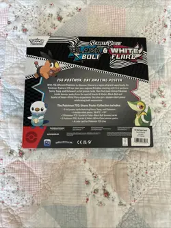 Pokemon TCG Scarlet Violet Black Bolt White Flare Poster Collection SEALED - Image 2