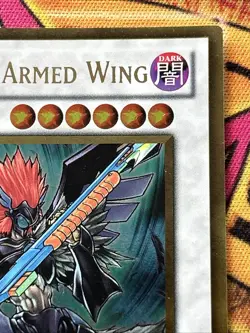 Blackwing Armed Wing GLD3-EN039 Near Mint Gold Rare Limited Edition Yu-Gi-Oh - Image 3