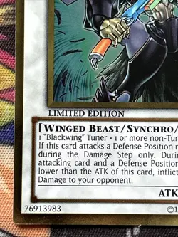 Blackwing Armed Wing GLD3-EN039 Near Mint Gold Rare Limited Edition Yu-Gi-Oh - Image 5
