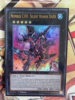 Yu-Gi-Oh! Number C101: Silent Honor DARK (Ultra) + Bonus Holo! - Image 1
