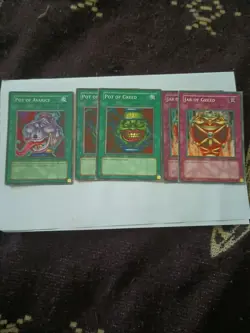Yu-Gi-Oh! TCG Pot of Avarice, Pot Of Greed, Jar Of Greed Set - Image 1