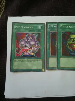 Yu-Gi-Oh! TCG Pot of Avarice, Pot Of Greed, Jar Of Greed Set - Image 2