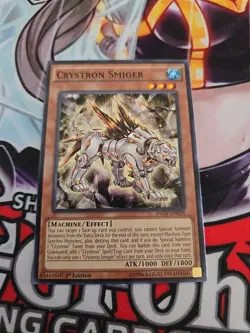 Yugioh Crystron Smiger INOV-EN018 Common 1st Ed LP - Image 1