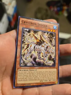 Yugioh Crystron Smiger INOV-EN018 Common 1st Ed LP - Image 5
