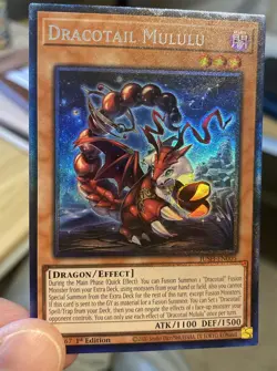 Yu-Gi-Oh: COLLECTOR'S RARE! JUSH-EN005 Dracotail Mululu 1st Ed. Collector's Rare - Image 1