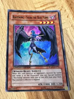 Carte Yu-Gi-Oh, BLACKWING - SHURA THE BLUE FLAME RGBT-ENPP2 - Image 1