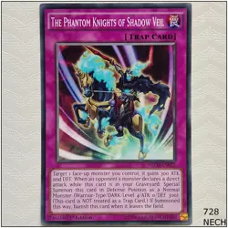 The Phantom Knights of Shadow Veil - NECH-EN072 - Common 1st Edition Yugioh - Image 1