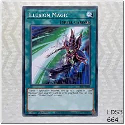 Illusion Magic - LDS3-EN094 - Common 1st Edition Yugioh - Image 1