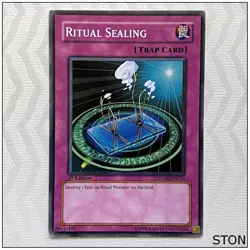 Ritual Sealing - STON-EN056 - Common 1st Edition Yugioh - Image 1