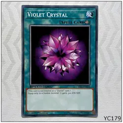 Violet Crystal - SBLS-EN035 - Common 1st Edition Yugioh (YC179) - Image 1