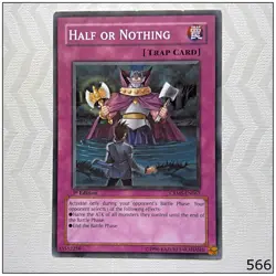 Half or Nothing - CRMS-EN067 - Common 1st Edition Yugioh - Image 1