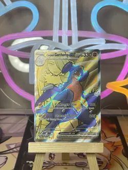Cynthia’s Garchomp ex SVP 204 Black Star Promo Full Art Pokemon: Destined Rivals - Image 1
