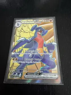 Cynthia’s Garchomp ex SVP 204 Black Star Promo Full Art Pokemon: Destined Rivals - Image 1