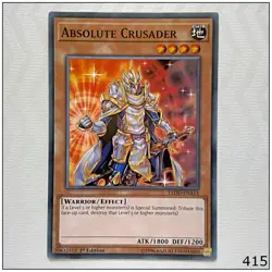 Absolute Crusader - LEDD-ENA13 - Common 1st Edition Yugioh - Image 1