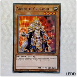 Absolute Crusader - LEDD-ENA13 - Common 1st Edition Yugioh - Image 1