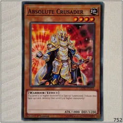 Absolute Crusader - LEDD-ENA13 - Common 1st Edition Yugioh - Image 1