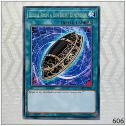 Burial from a Different Dimension - MAZE-EN057 - Rare 1st Edition Yugioh - Image 1