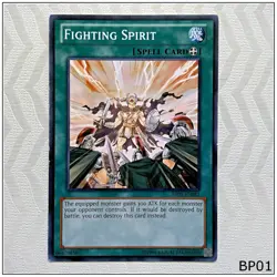 Fighting Spirit - BP01-EN081 - Common Unlimited Yugioh - Image 1