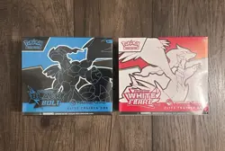 Pokemon Center Black Bolt and White Flare ETB PC Elite Trainer Box New Sealed - Image 1
