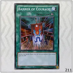 Banner of Courage - 5DS3-EN024 - Common 1st Edition Yugioh - Image 1