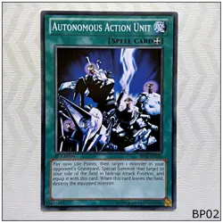 Autonomous Action Unit - BP02-EN140 - Common 1st Edition Yugioh - Image 1