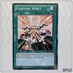 Fighting Spirit - BP02-EN153 - Common 1st Edition Yugioh - Image 1