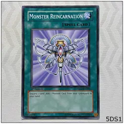 Monster Reincarnation - 5DS1-EN026 - Common 1st Edition Yugioh - Image 1