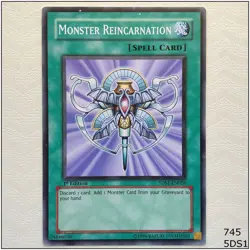 Monster Reincarnation - 5DS1-EN026 - Common 1st Edition Yugioh - Image 1