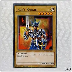 Jack's Knight - YGLD-ENC13 - Common 1st Edition Yugioh - Image 1
