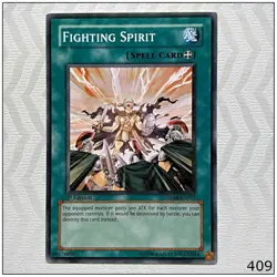 Fighting Spirit - DP08-EN017 - Common 1st Edition Yugioh - Image 1