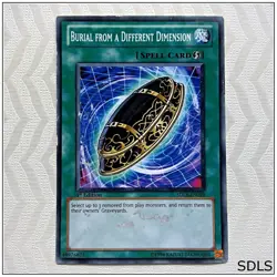 Burial from a Different Dimension - SDLS-EN029 - Common 1st Edition Yugioh - Image 1