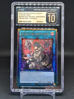 DHARC THE DARK CHARMER, GLOOMY YU-GI-OH QUARTER CENTURY CGC 10 ULTIMATE RARE - Image 1