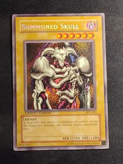 Summoned Skull BPT-002 Secret Rare Limited Edition Yu-Gi-Oh Card Light Played LP - Image 1