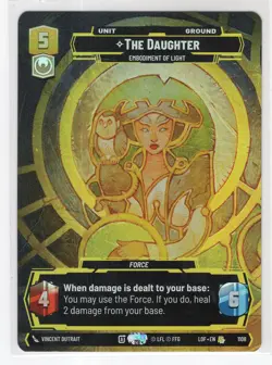 Star Wars Unlimited LotF Prestige Foil Card LOF1108 The Daughter - Image 1