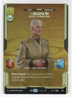 Star Wars Unlimited LotF Prestige Foil Card LOF1084 Jocasta Nu - Image 1