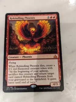 MTG Card. Rekindling Phoenix 111/196 - Image 1