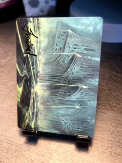 MTG Swamp 63/81 Phyrexia: All Will Be One Signed Art Series Card - Image 1